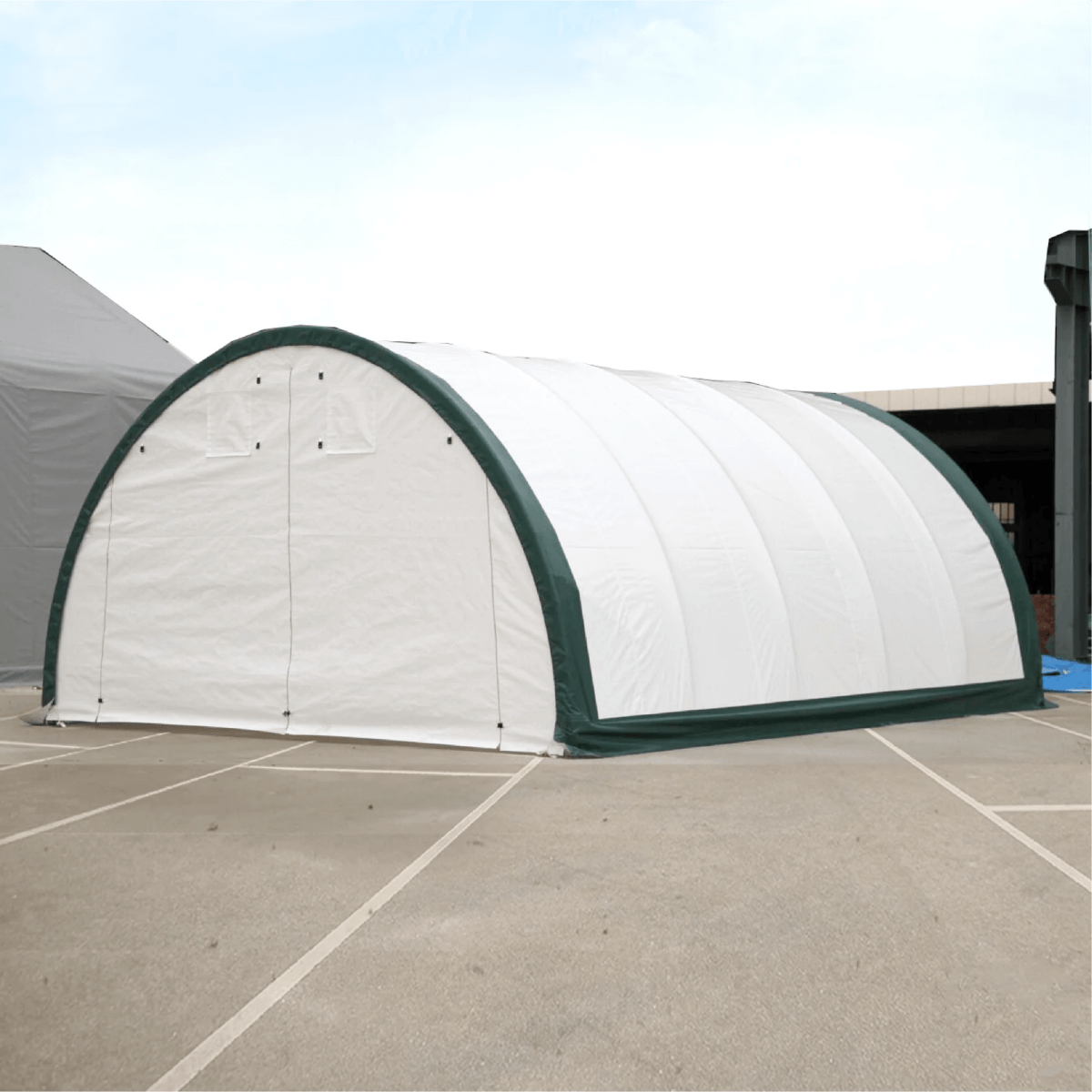 20' × 30' × 12' Single-Truss Arch Storage Shelter - Image 10