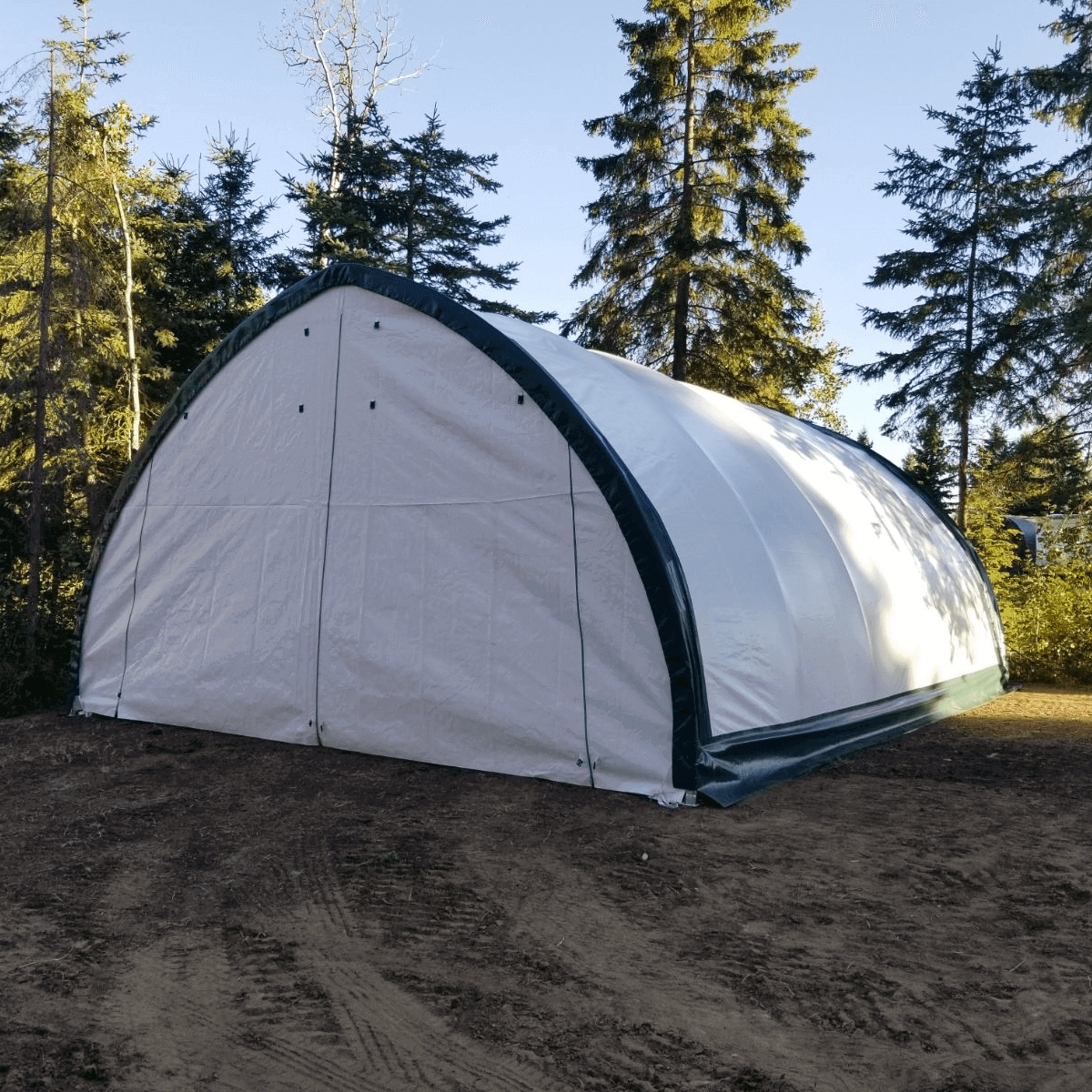 20' × 30' × 12' Single-Truss Arch Storage Shelter - Image 6