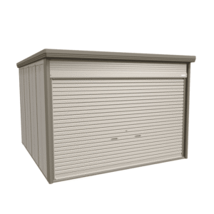 Arrow Shirudo 9 x 10 x 7 ft Moon White Shirudo Series Large Capacity Shed