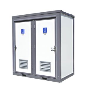 Bastone Dual-Compartment Mobile Shower Building with Two Private Shower Rooms
