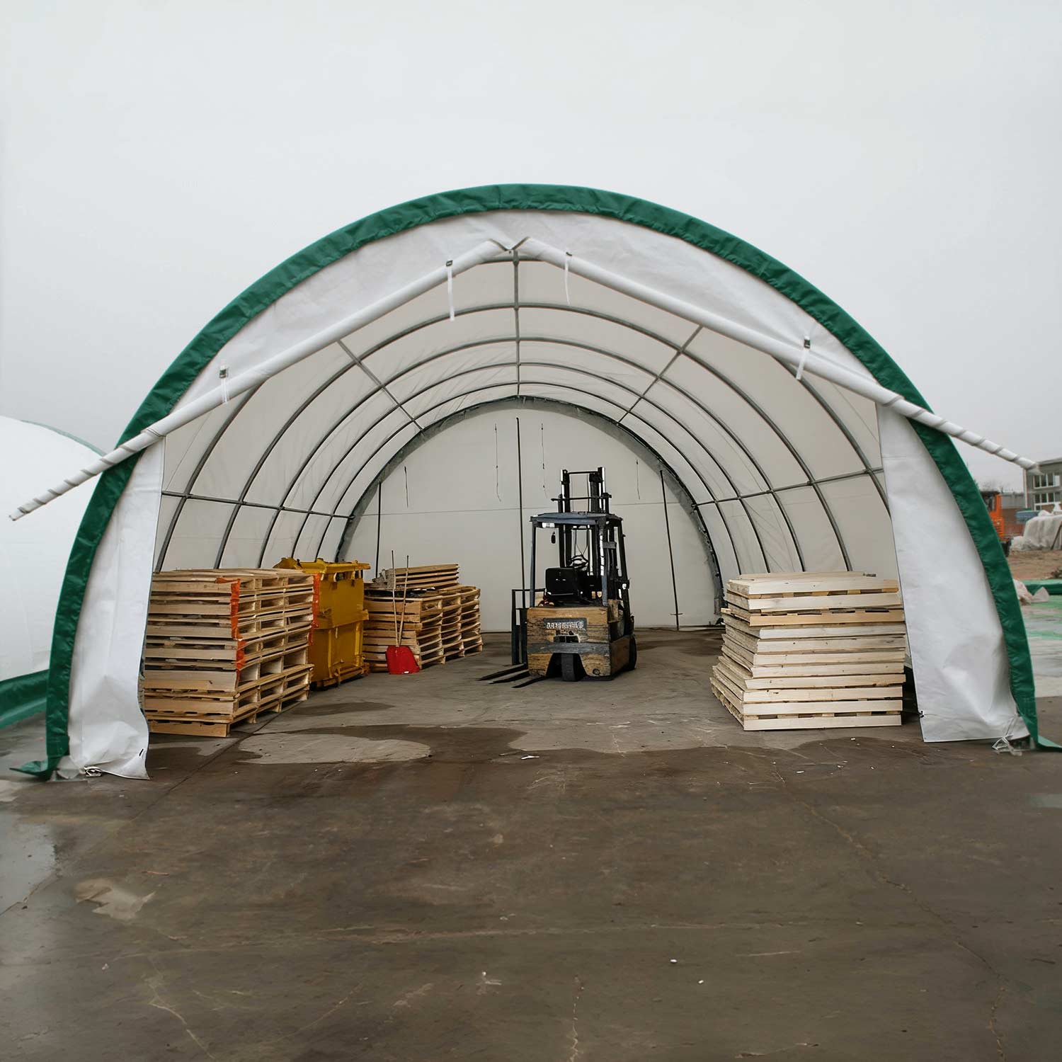 20' × 30' × 12' Single-Truss Arch Storage Shelter - Image 9